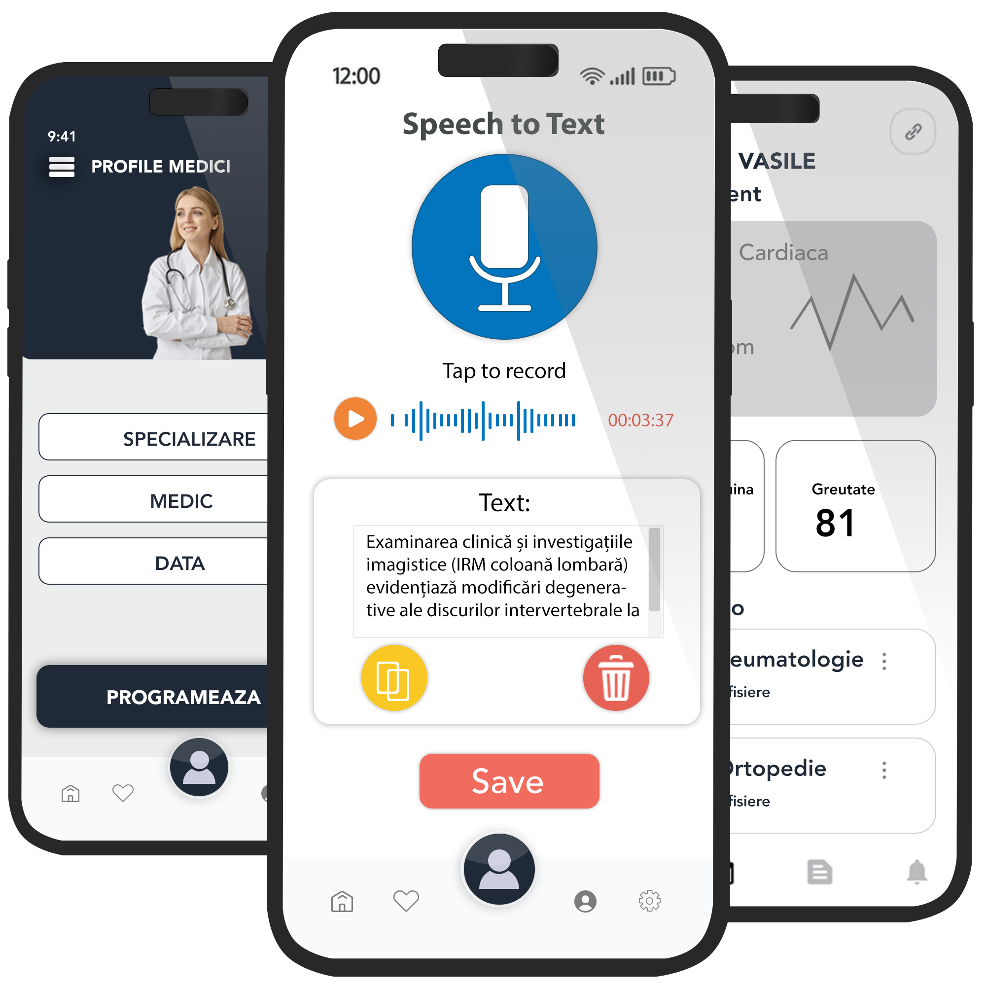 PulseDocsAI - Sistem AI pentru documentare medicală